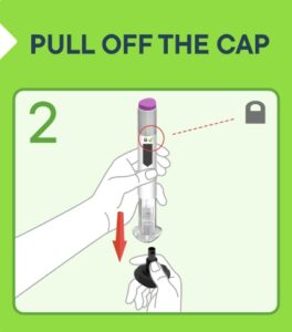A diagram illustrating how to remove the cap, perfect for travelers or adventurers.